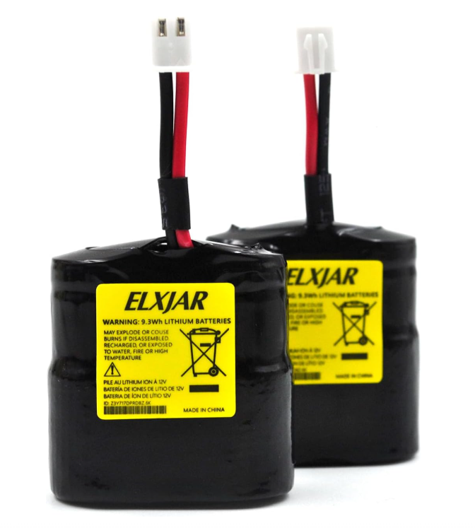 Replacement batteries for tasers